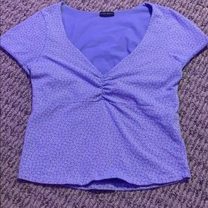 brandy melville blue top